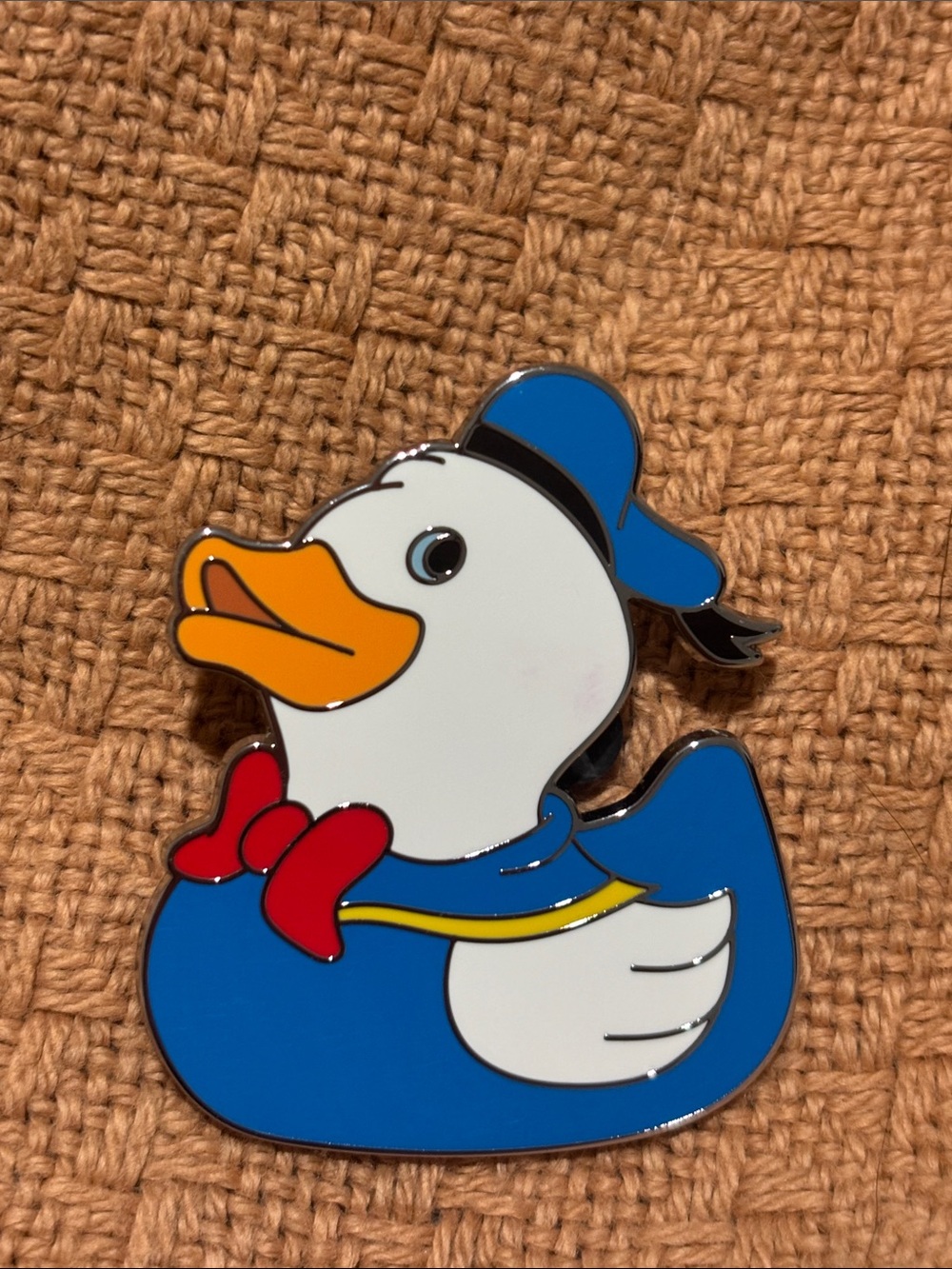 Disney Donald Duck rubber duck pin